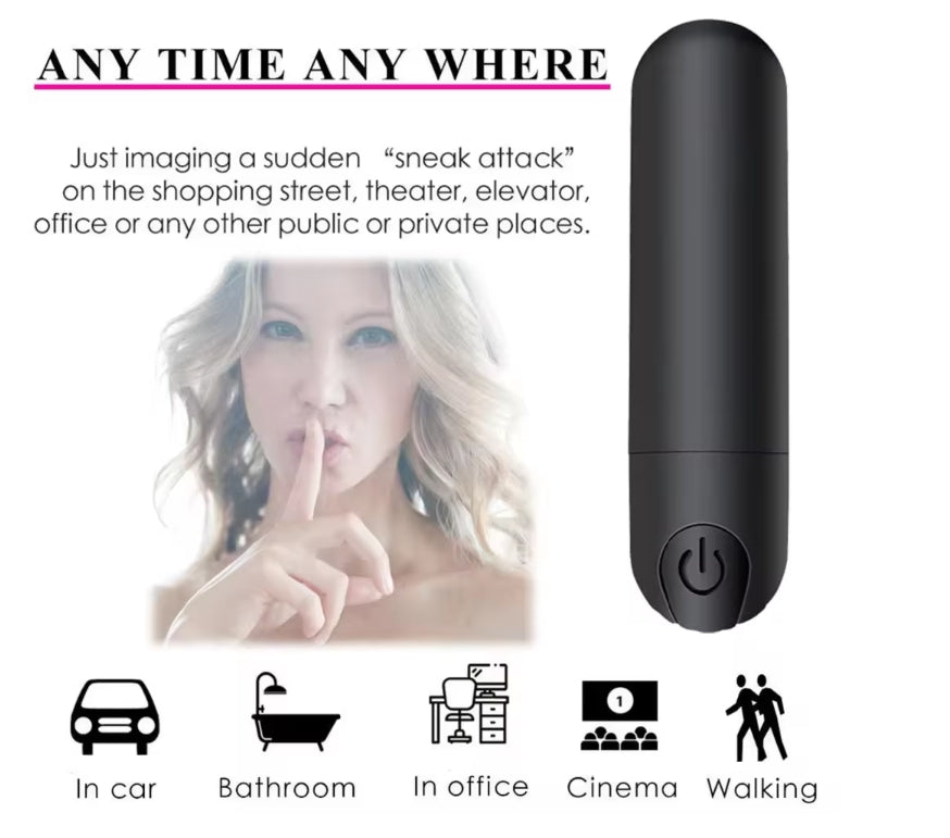 Mini Rose Wand – Quiet Pocket Massager