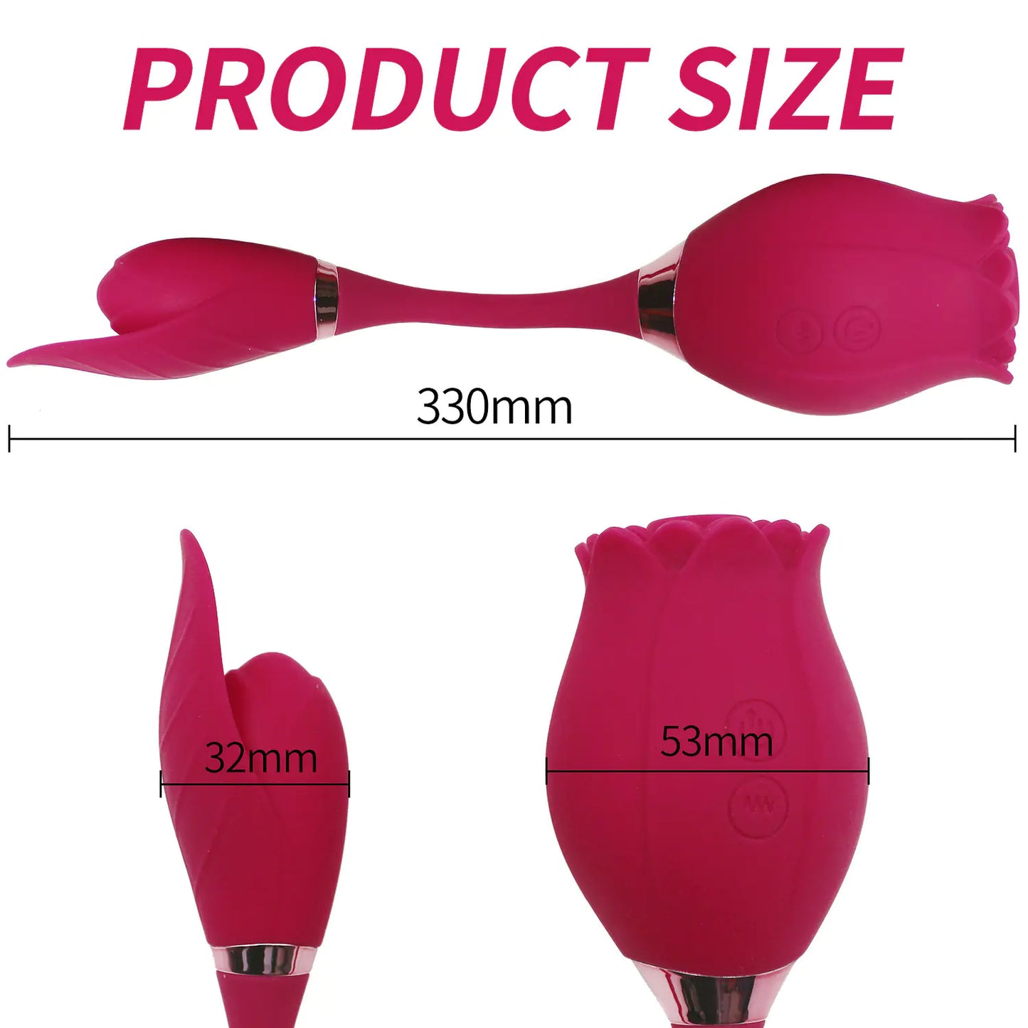 Double-Ended Vibrator for Full-Body Pleasure