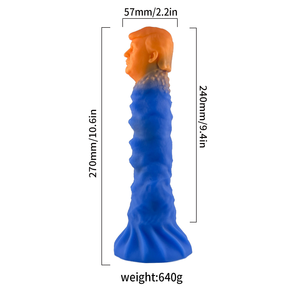 XL Realistic Dildo – 9.4" Insertable, 57mm Wide for Deep Stretch Play