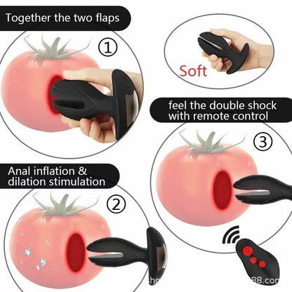 Remote-Controlled Vibrating Anal Plug – Body-Safe Silicone