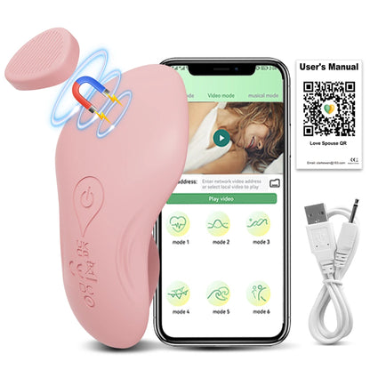 Mini Wearable Bullet Vibrator with App Control