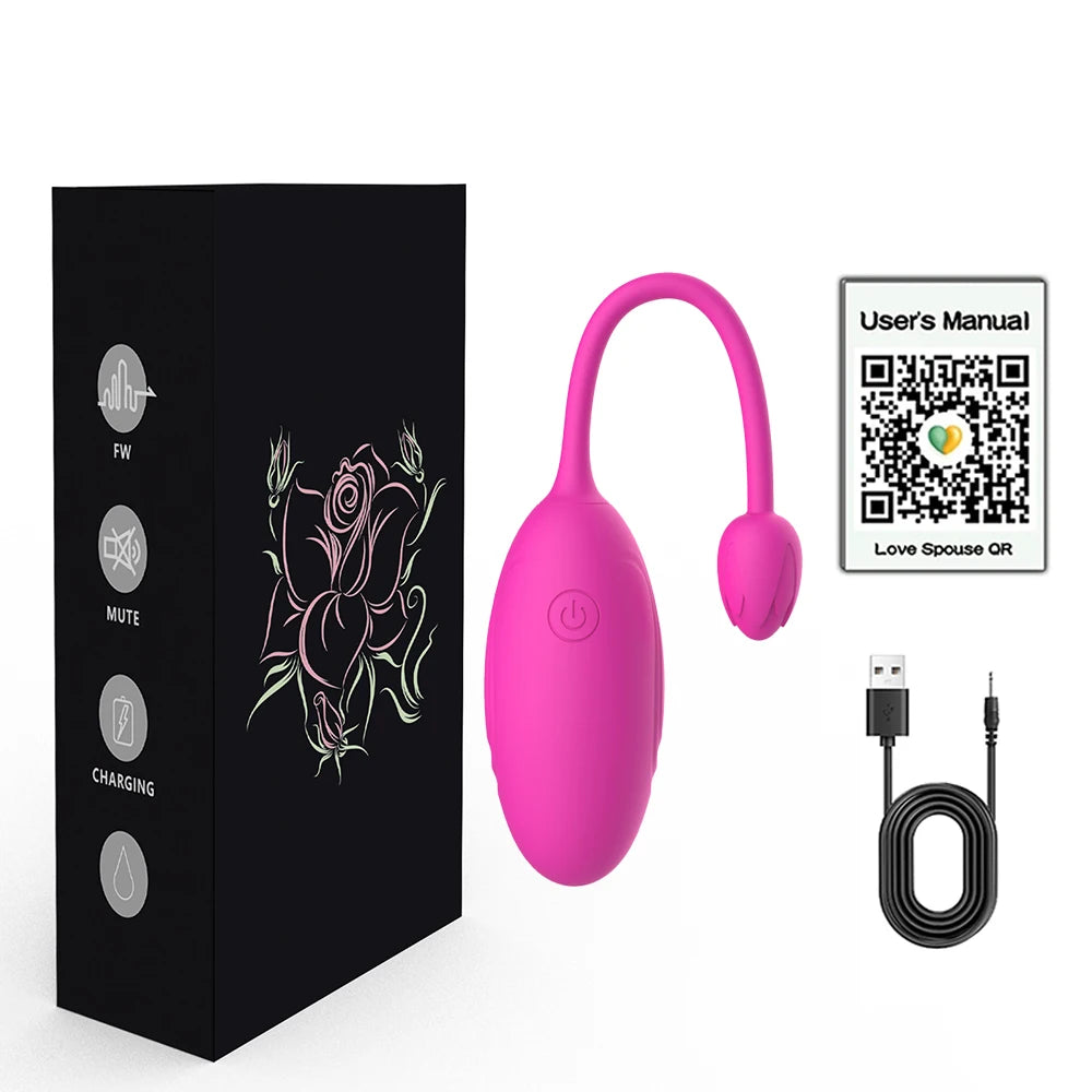 Wearable Rotating Vibrator – App-Controlled Kegel Egg