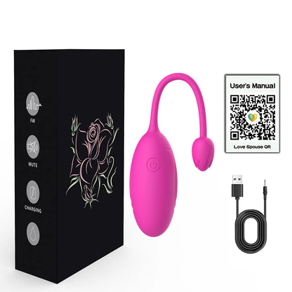 Wearable Rotating Vibrator – App-Controlled Kegel Egg