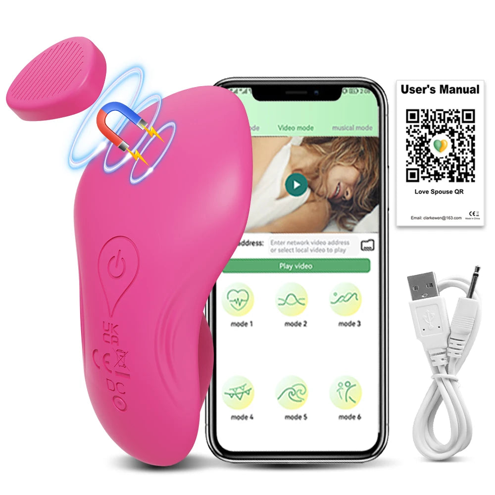 Mini Wearable Bullet Vibrator with App Control