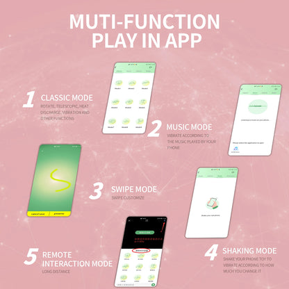 Mini Wearable Bullet Vibrator with App Control