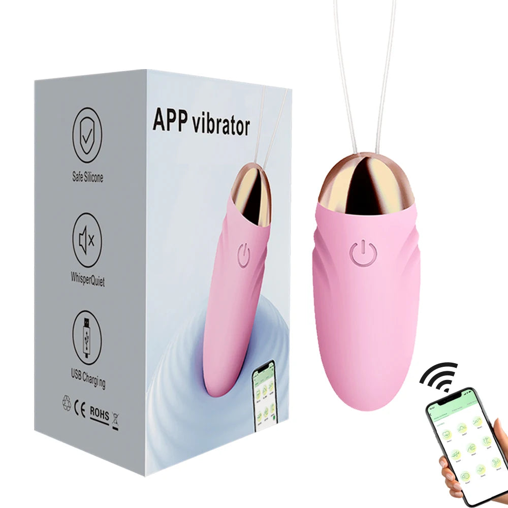 Mini App-Controlled Bullet Vibrator – Remote Clit Stimulator