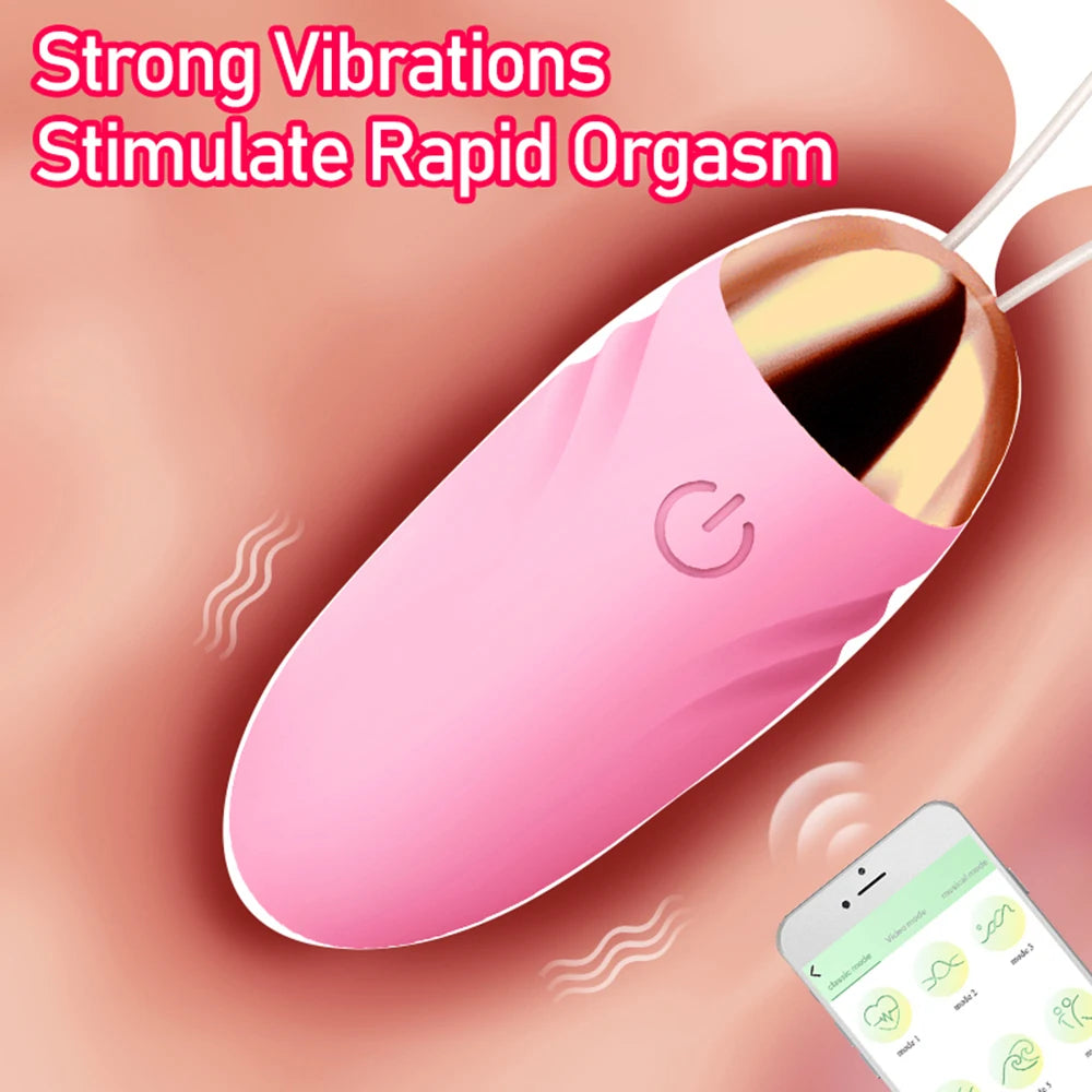 Mini App-Controlled Bullet Vibrator – Remote Clit Stimulator