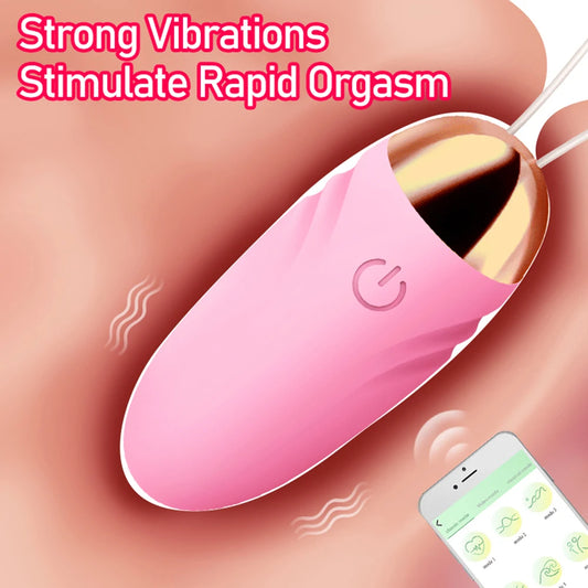 Mini App-Controlled Bullet Vibrator – Remote Clit Stimulator