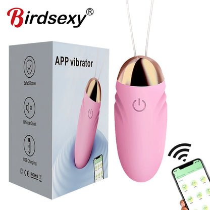 Mini App-Controlled Bullet Vibrator – Remote Clit Stimulator