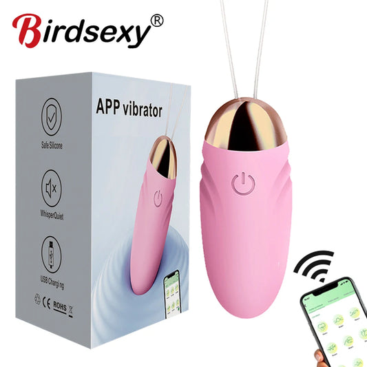 Mini App-Controlled Bullet Vibrator – Remote Clit Stimulator