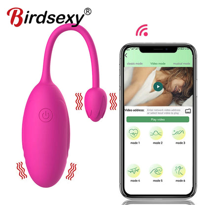 Wearable Rotating Vibrator – App-Controlled Kegel Egg