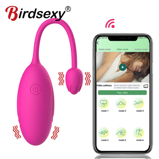 Wearable Rotating Vibrator – App-Controlled Kegel Egg