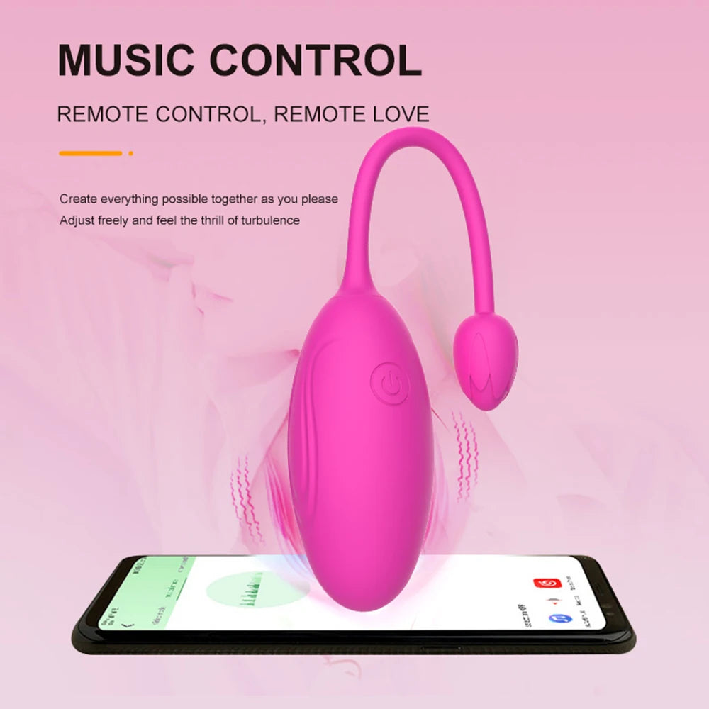 Wearable Rotating Vibrator – App-Controlled Kegel Egg