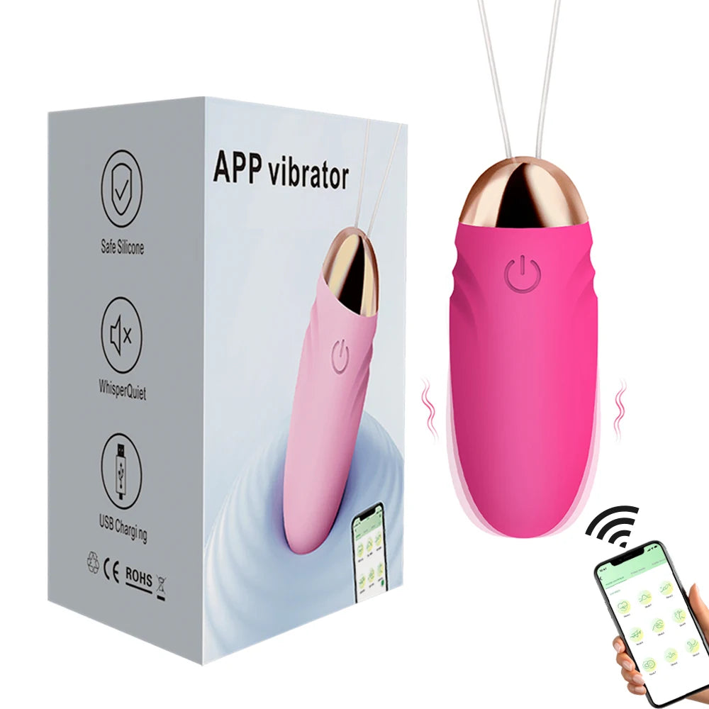 Mini App-Controlled Bullet Vibrator – Remote Clit Stimulator