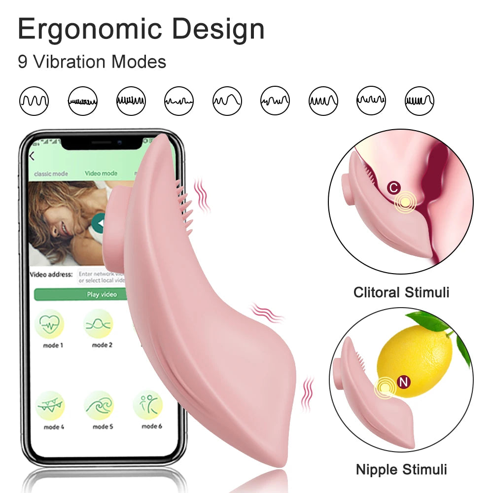 Mini Wearable Bullet Vibrator with App Control