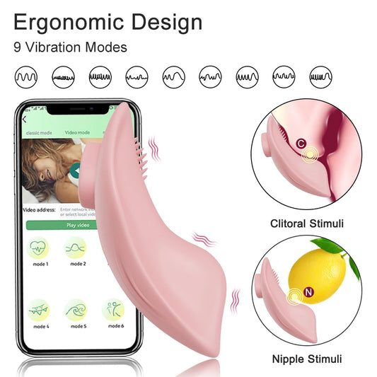 Mini Wearable Bullet Vibrator with App Control